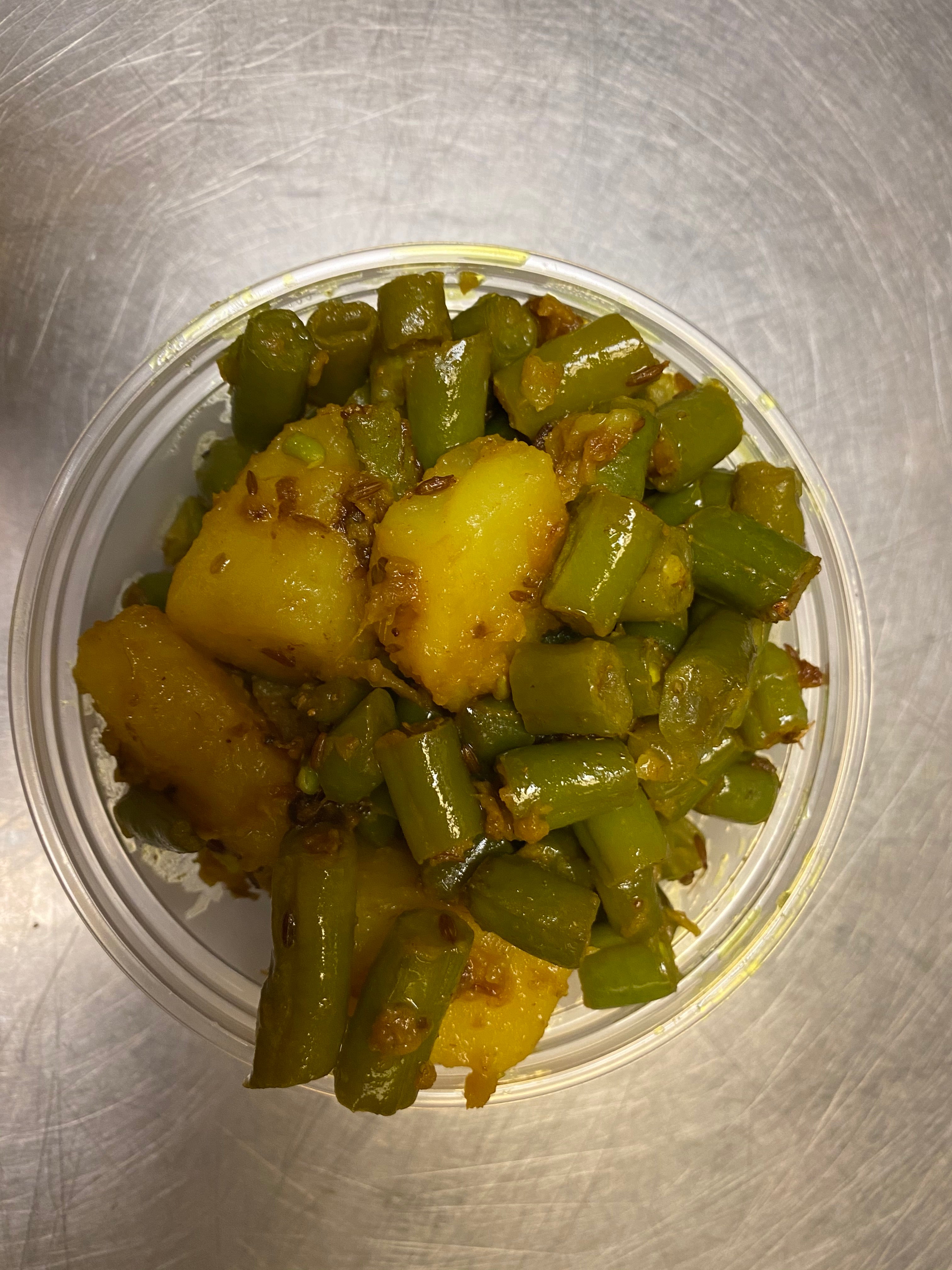 Beans Aaloo (Green Beans and Potato)